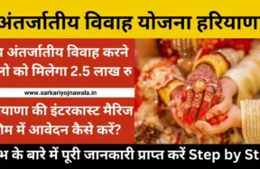 Inter Caste Marriage Scheme Haryana